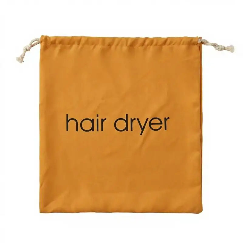 Suede Drawstring Hair Dryer Storage Bag | Travel Organizer