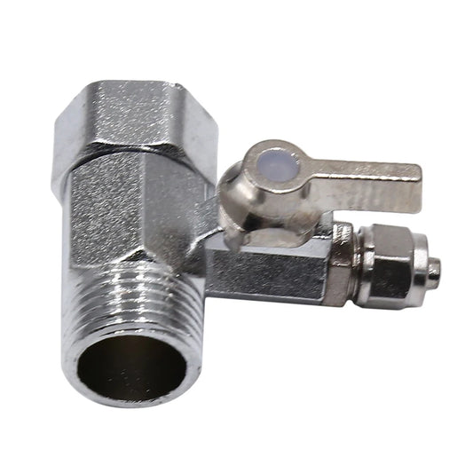 Water Purifier Inlet Three Way Ball Valve Switch Water Purifiers Faucet Joint Universal Valve Accessories Peaceful Pleasures Health and Wellness