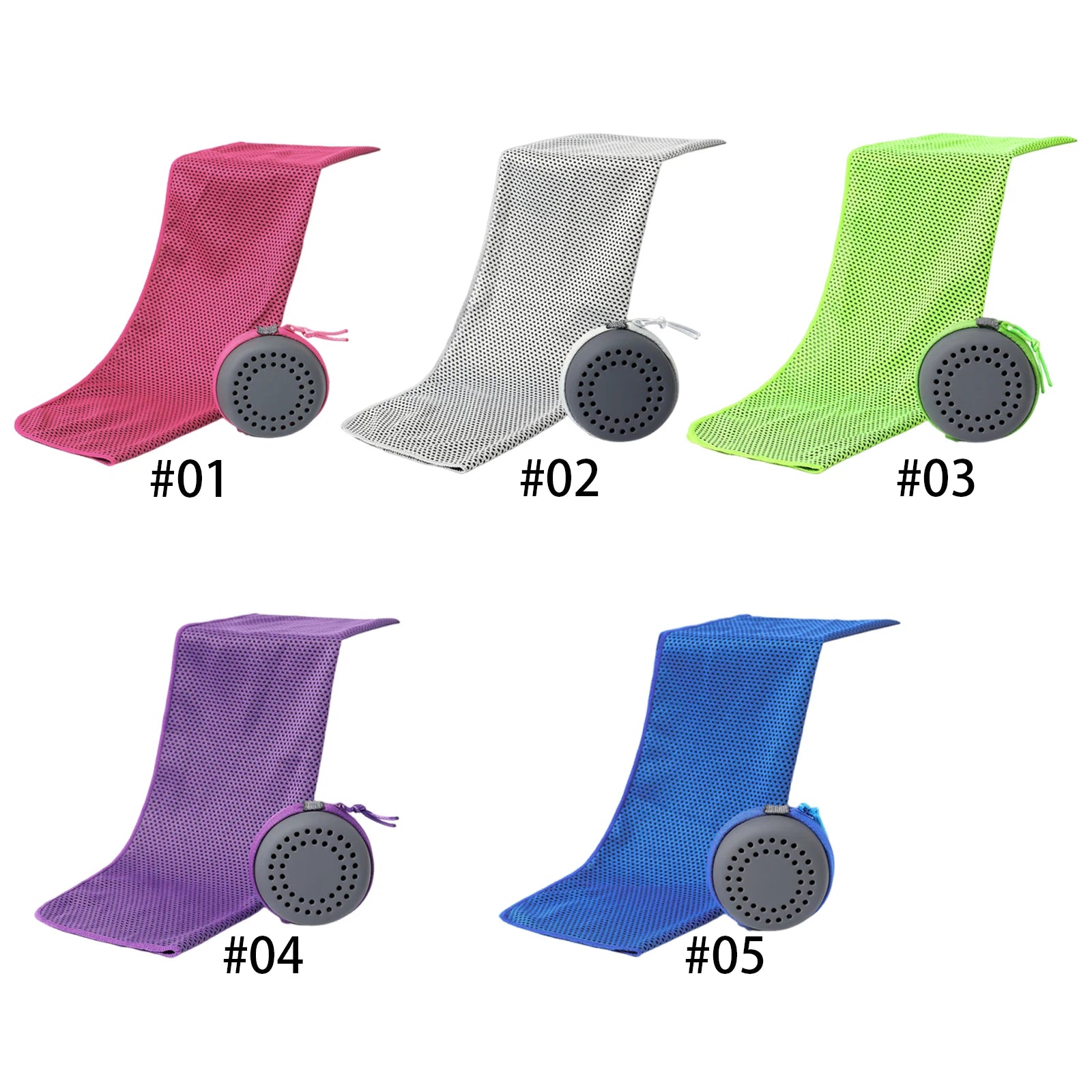 80 X 30 CM Chilly Sweat Absorption Cold Towel with Waterproof Storage Box Sports Cooling Rag for Running Yoga Gym Club Camping Peaceful Pleasures Health and Wellness