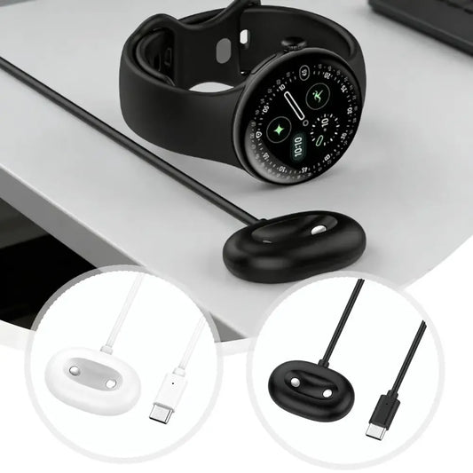 Magnetic Charging Cable for Google Pixel Watch 4 (41mm & 45mm) – 100cm Peaceful Pleasures Health and Wellness