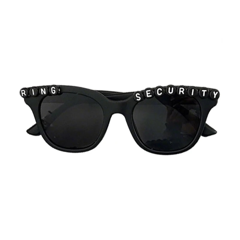Page Boy Black Square Sunglasses | Ring Bearer Gift for Boys