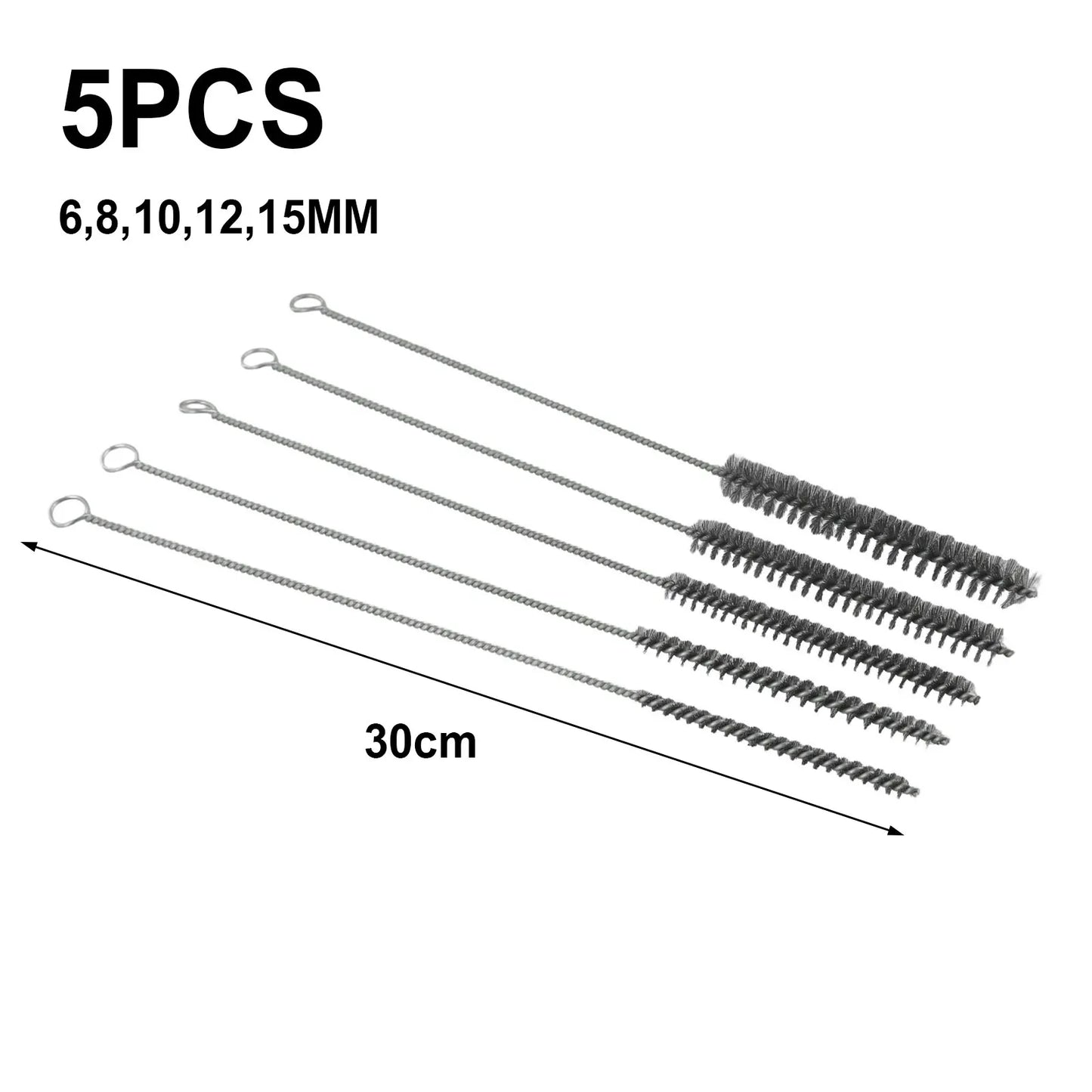 Stainless Steel & Brass Tube Pipe Cleaning Brush Set – 5/10pcs