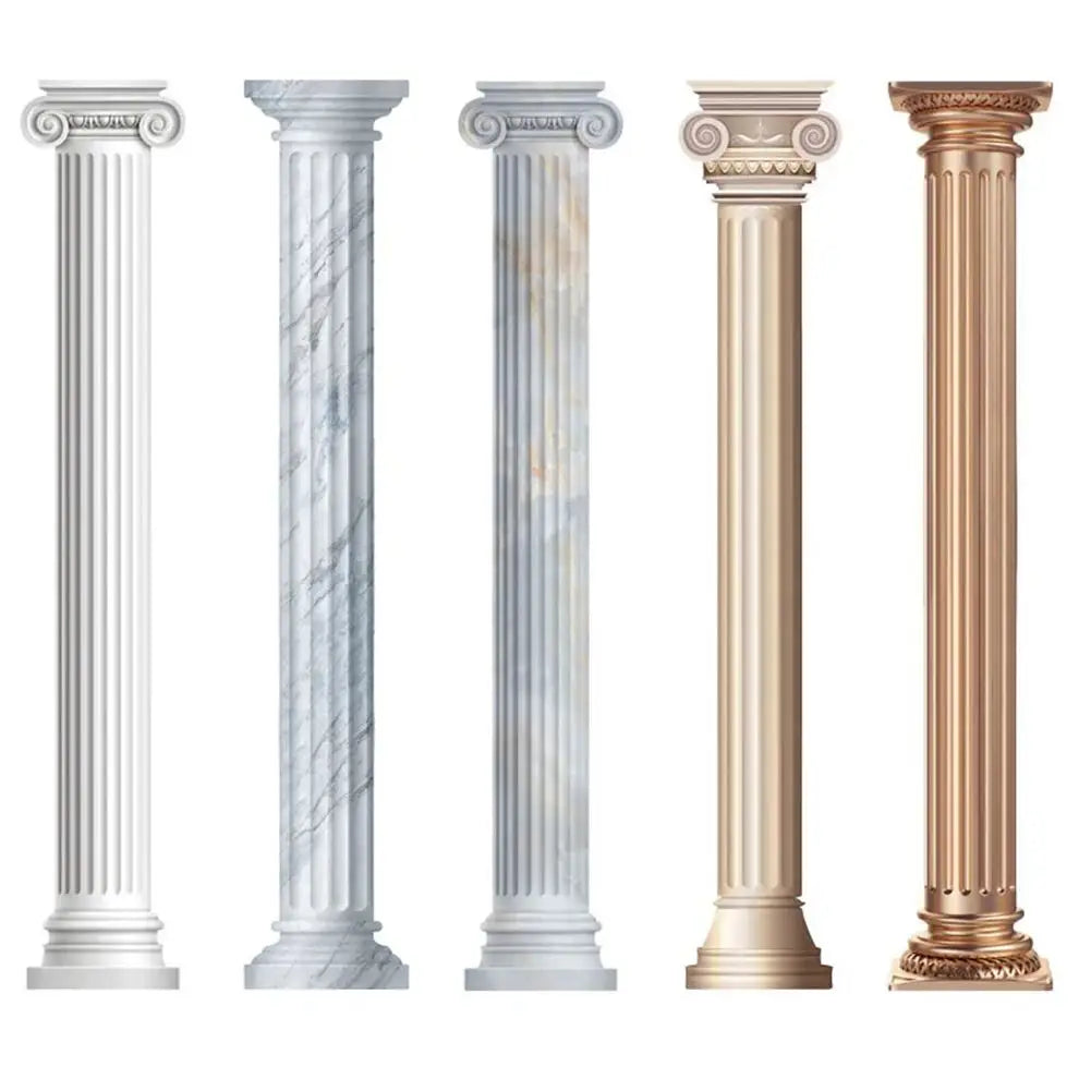 3D Roman Column Self-adhesive Wallspaper TV Sofa Background Wall