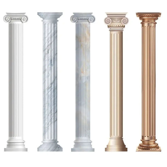 3D Roman Column Self-adhesive Wallspaper TV Sofa Background Wall Peaceful Pleasures Health and Wellness
