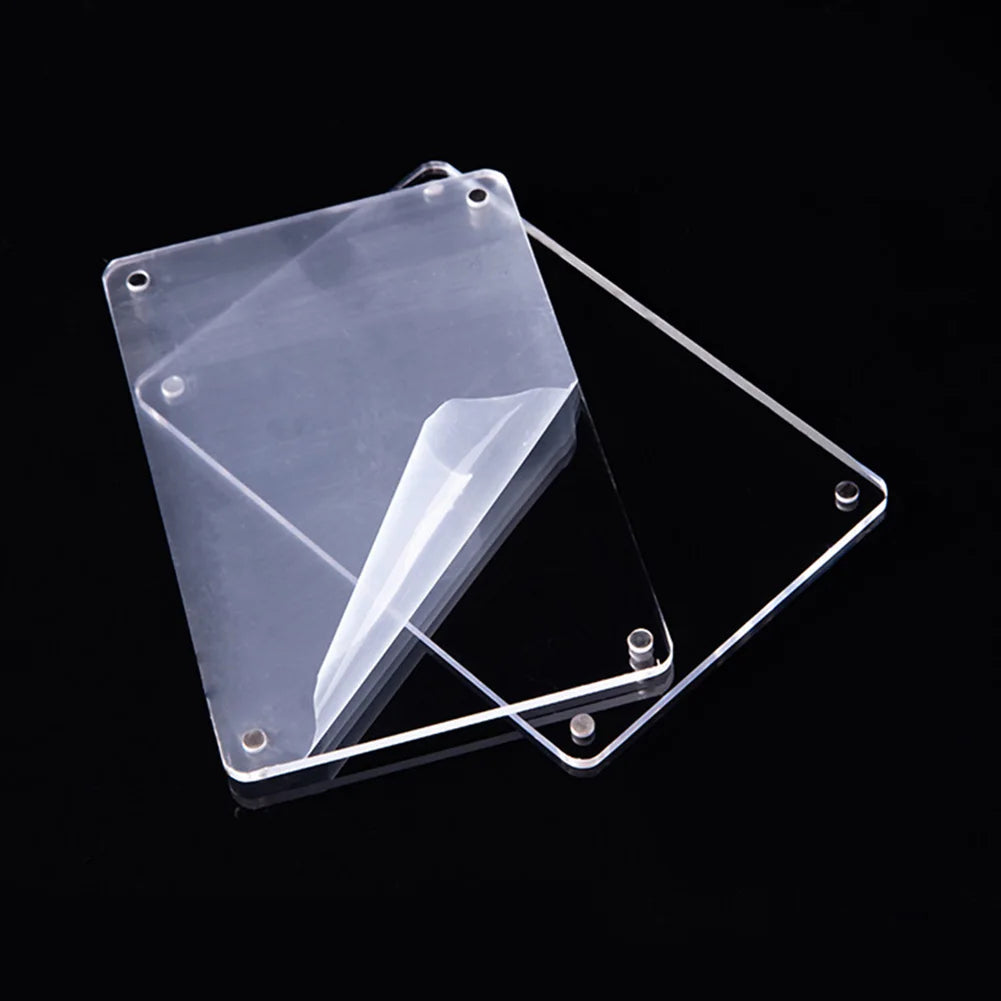 Transparent Acrylic Photo Frame Magnetic Poster Display Stand Room