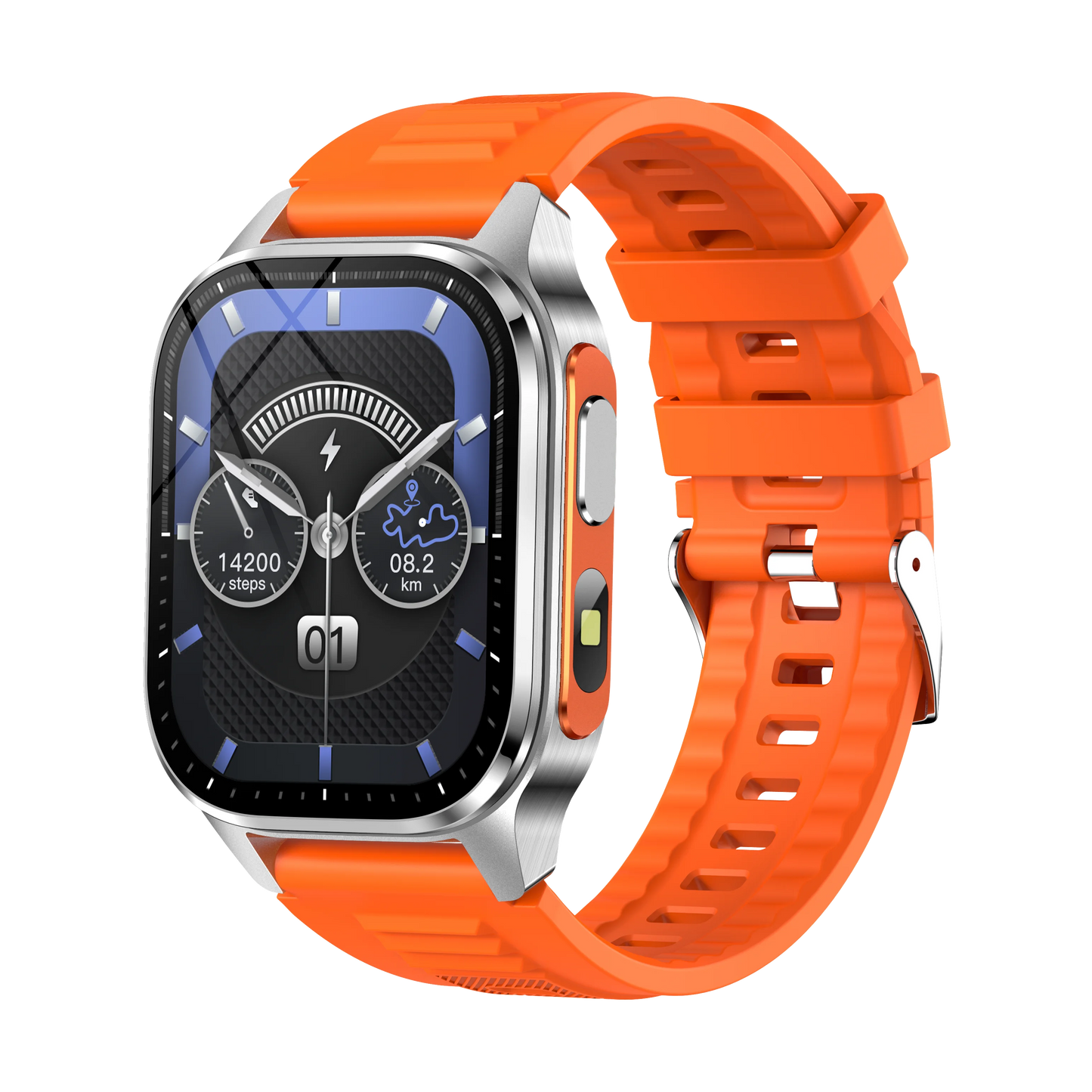 Yoateo GPS Smartwatch | Bluetooth Call, 100+ Sports, Women