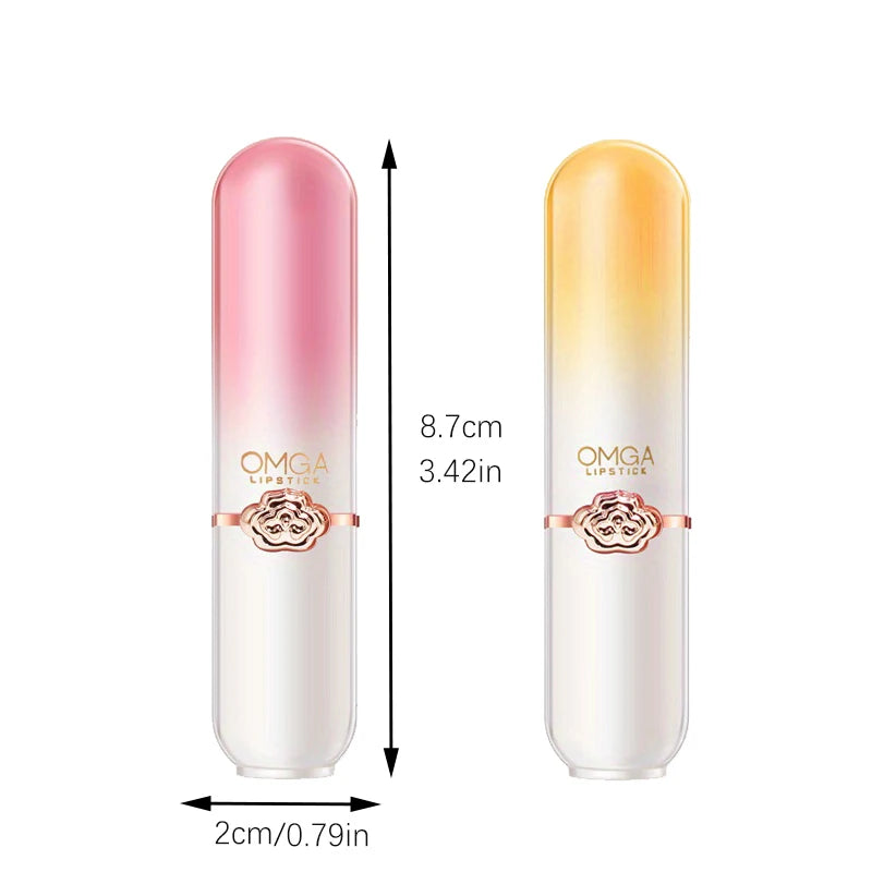 Color-Changing Lipstick Jelly Lipstick Moisturizing Waterproof Long-Lasting Moisturizing 3g Peaceful Pleasures Health and Wellness