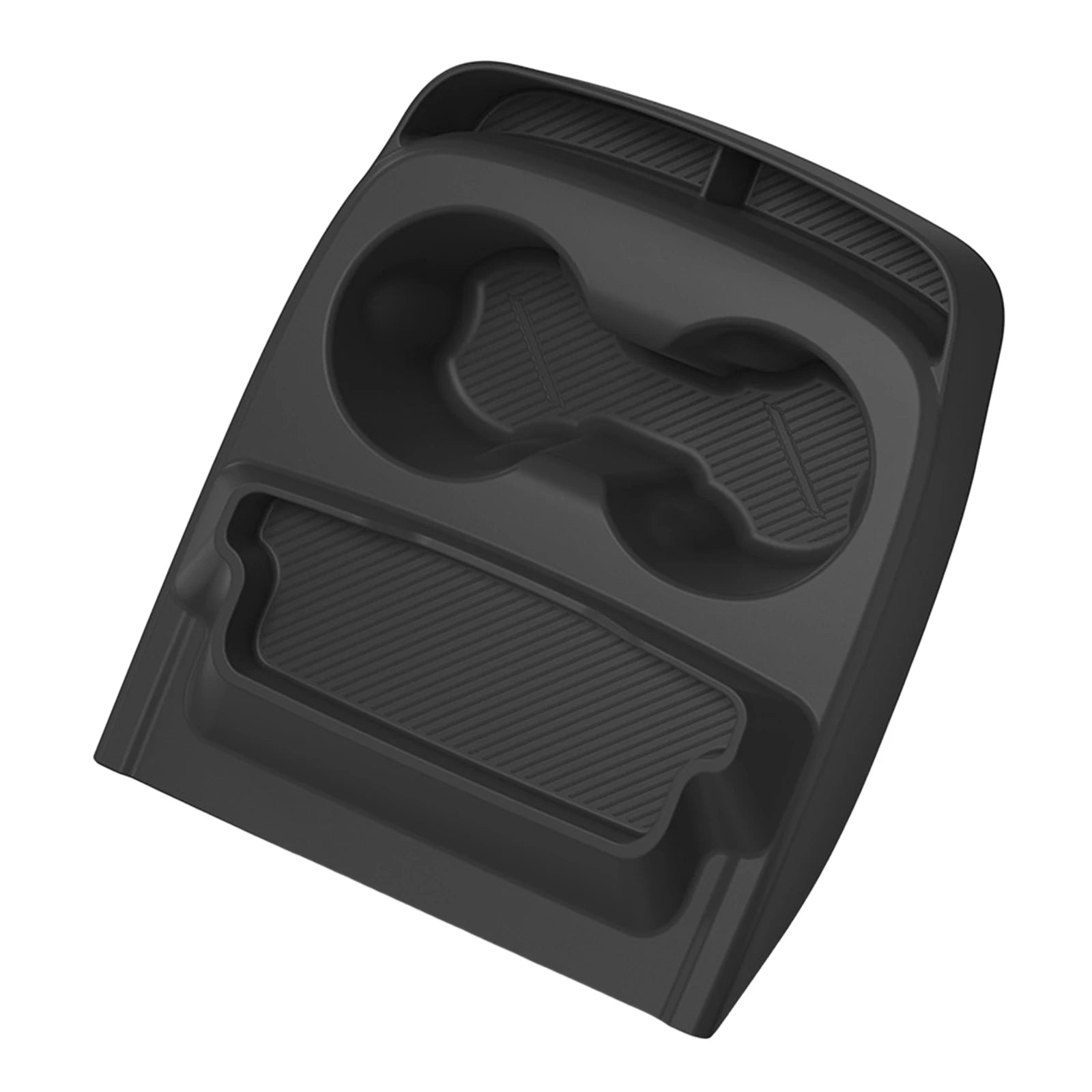 For Tesla Model Y Standard 2025 Silicone Central Control Cup Holder Anti-Scratch Silicone Glasses Holder Tray Car Accessories Peaceful Pleasures Health and Wellness