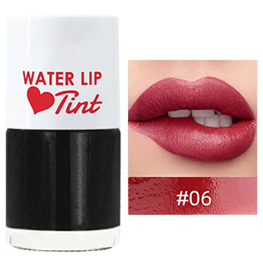 Matte Water Lip Tint & Cheek Blush – Waterproof, 6 Colors