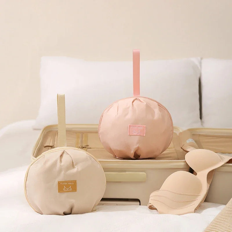 Ball-Shaped Travel Organizer Bag for Underwear, Bras & Socks