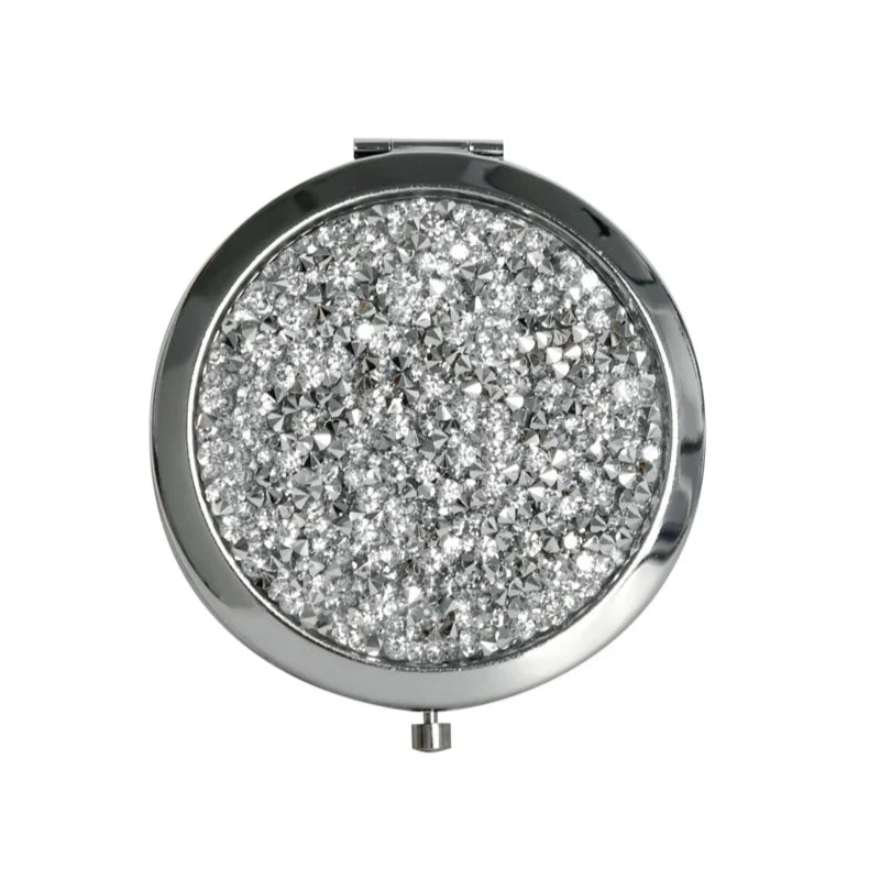 Mini Shiny Makeup Mirror Pocket Mirror Peaceful Pleasures Health and Wellness Ivory