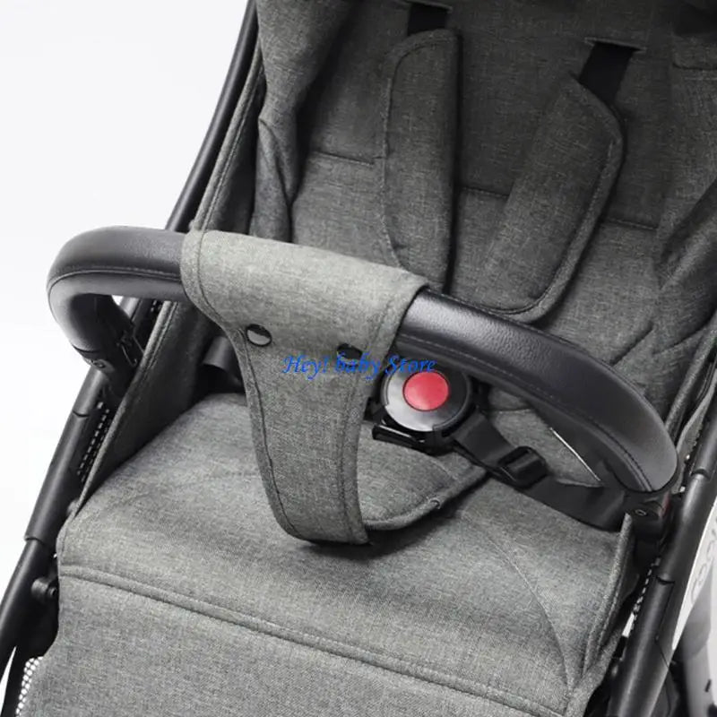 Baby Stroller Handle Cover | PU Leather Grip Protector