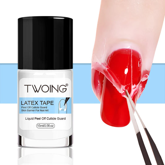 15ml Nail Peel Off Liquid Anti-Overflow Glue Edge Latex Tape, Peel OffCuticle Guard Nails Finger Lacquer Protector Peaceful Pleasures Health and Wellness Default Title