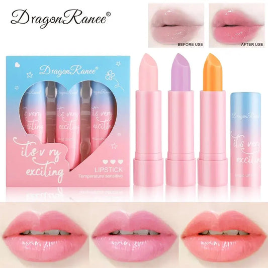Dragon Ranee 3-Piece Moisturizing Lip Balm Set | Long Lasting Lip Balm Set Oasis Select
