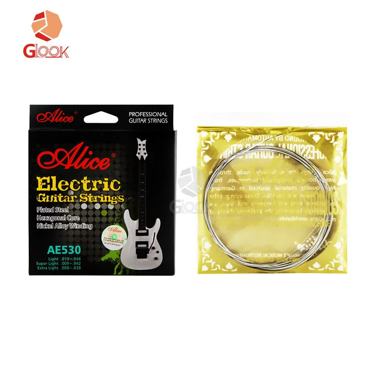 Alice Electric Guitar Strings Nickel Plated 1-6 Rust Proof 010 008