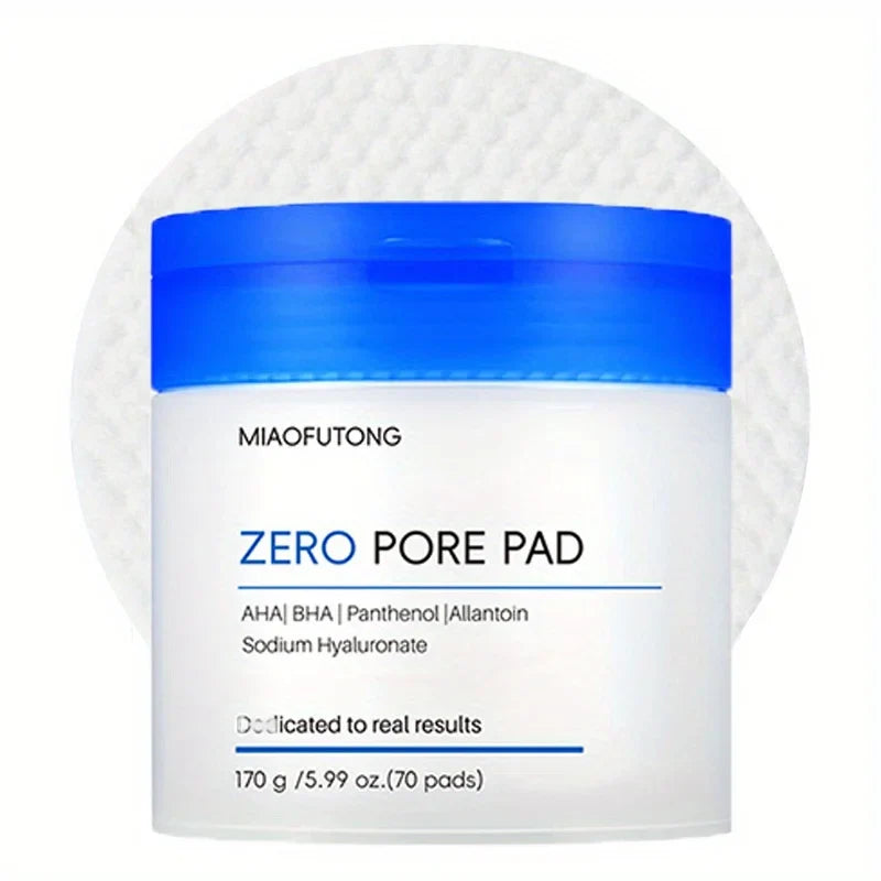 70-Pack Hyaluronic Acid Cotton Makeup Remover Pads