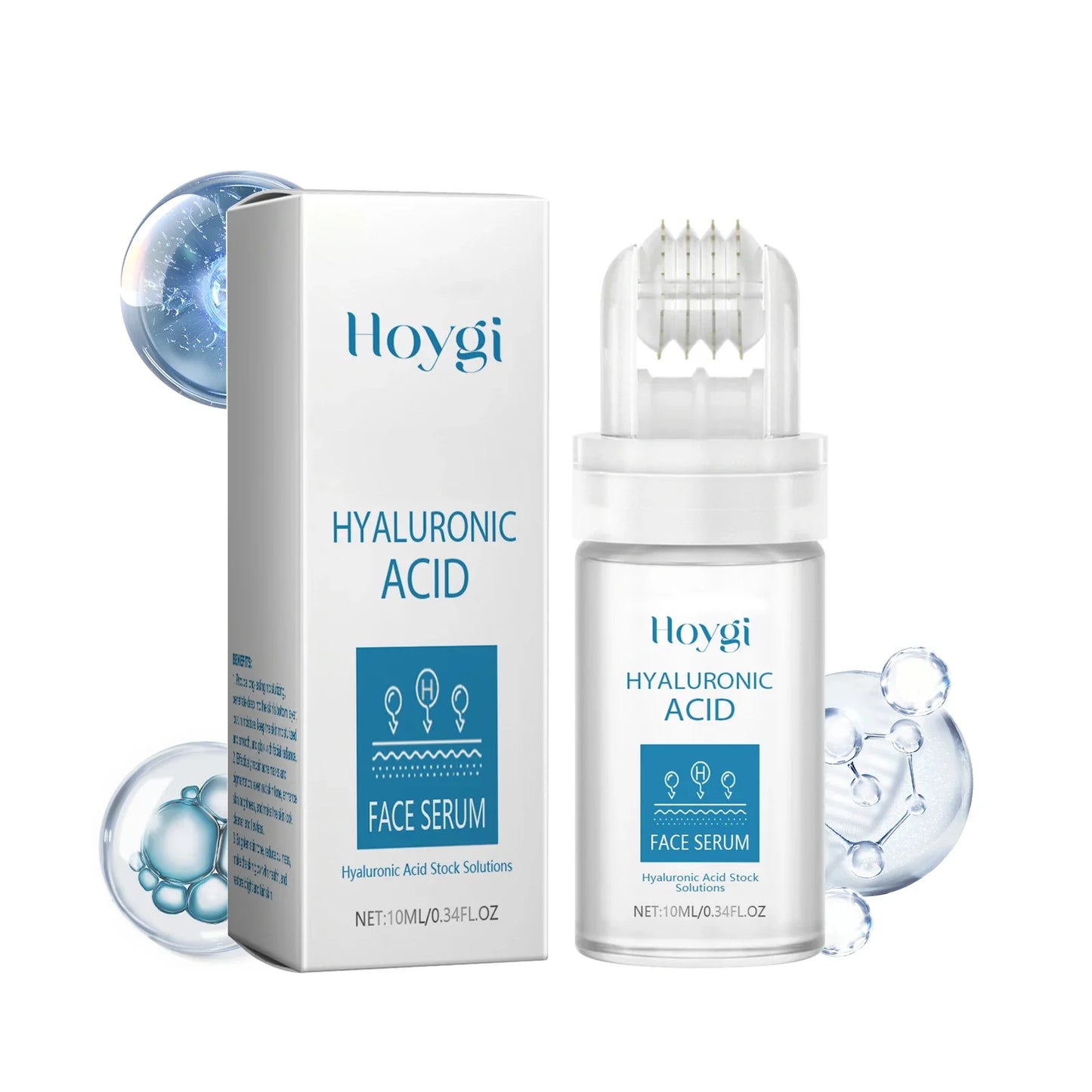 Hyaluronic Acid Microneedle Roller Serum – Brighten & Hydrate