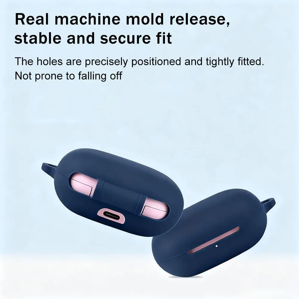 Silicone Case for Powerbeats Fit 2025 | Shockproof Cover + Clip