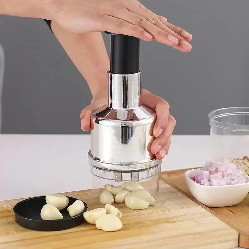 Kitchen Portable Magic Onion Chopper Food Vegetable Garlic Onion Dicer Mincer Cutter Peeler Accessories Household Supplies Tools Peaceful Pleasures Health and Wellness