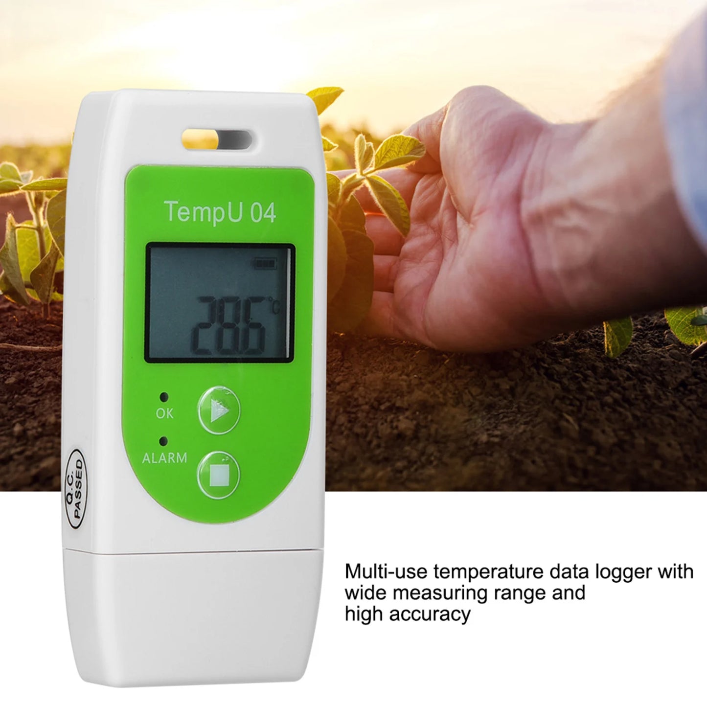PDF Logger USB Temperature Data Logger TempU04 PDF USB Temperature Data Logger Reusable Temperature Recorder Temperature Logger Peaceful Pleasures Health and Wellness