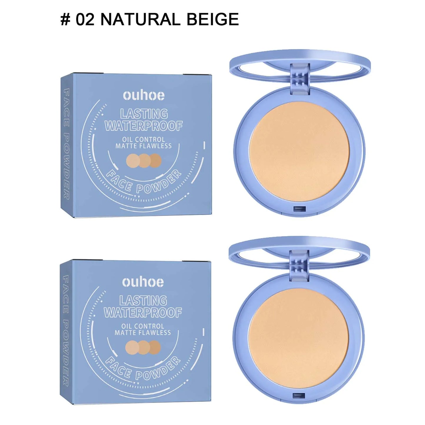 Matte Pressed Setting Powder – Oil Control & Full Coverage