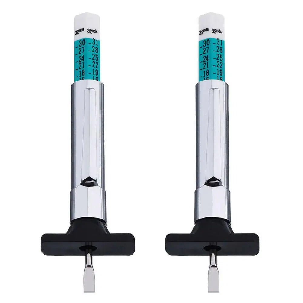Universal Tire Tread Depth Gauge Tool for Safe Driving Peaceful Pleasures Health and Wellness