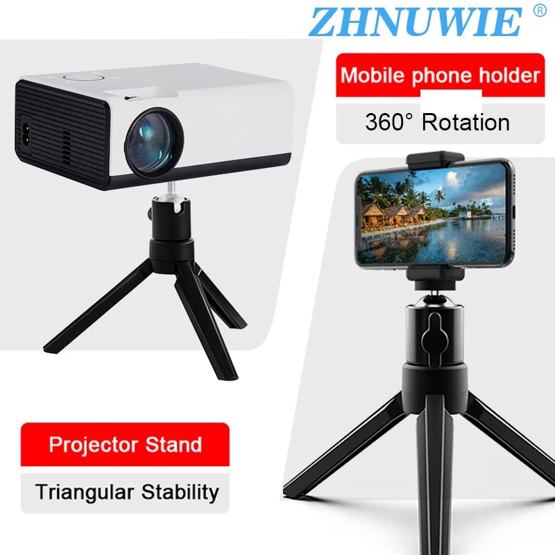 Desktop Projector Stand，Desktop Lazy Mobile Phone Holder Tripod Live Support Rack Folding Projector Creative Bedside Stand Peaceful Pleasures Health and Wellness