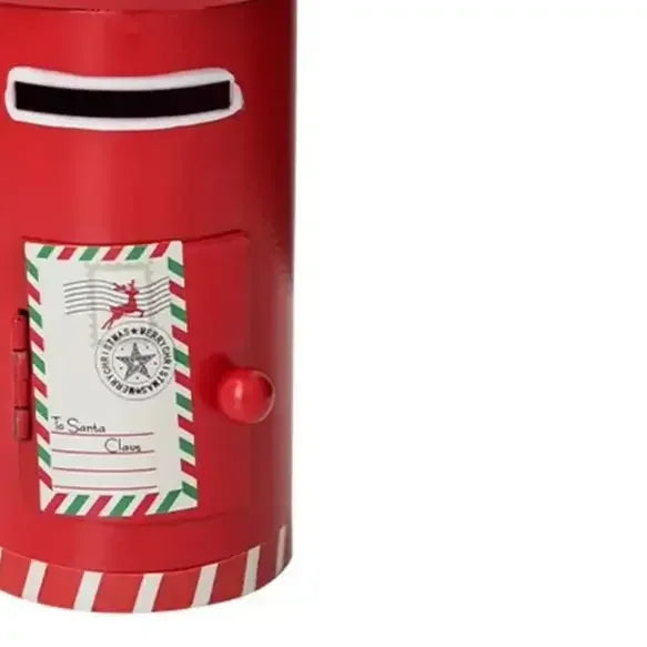 Metal Christmas Mailbox Ornaments | Festive Tree Decorations