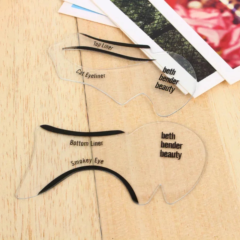40pairs Eyeliner Stencils, Eyebrows Template Card Eye Shadow Makeup Tool, Winged Eyeliner Stencil Models Template Shaping Tools Peaceful Pleasures Health and Wellness