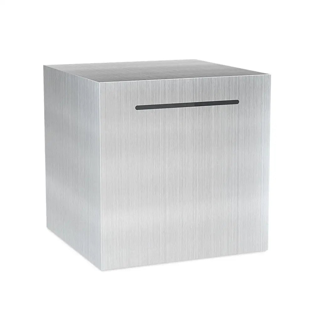 Stainless Steel Piggy Bank for Kids - Large Capacity Safe Box Peaceful Pleasures Health and Wellness 12cm