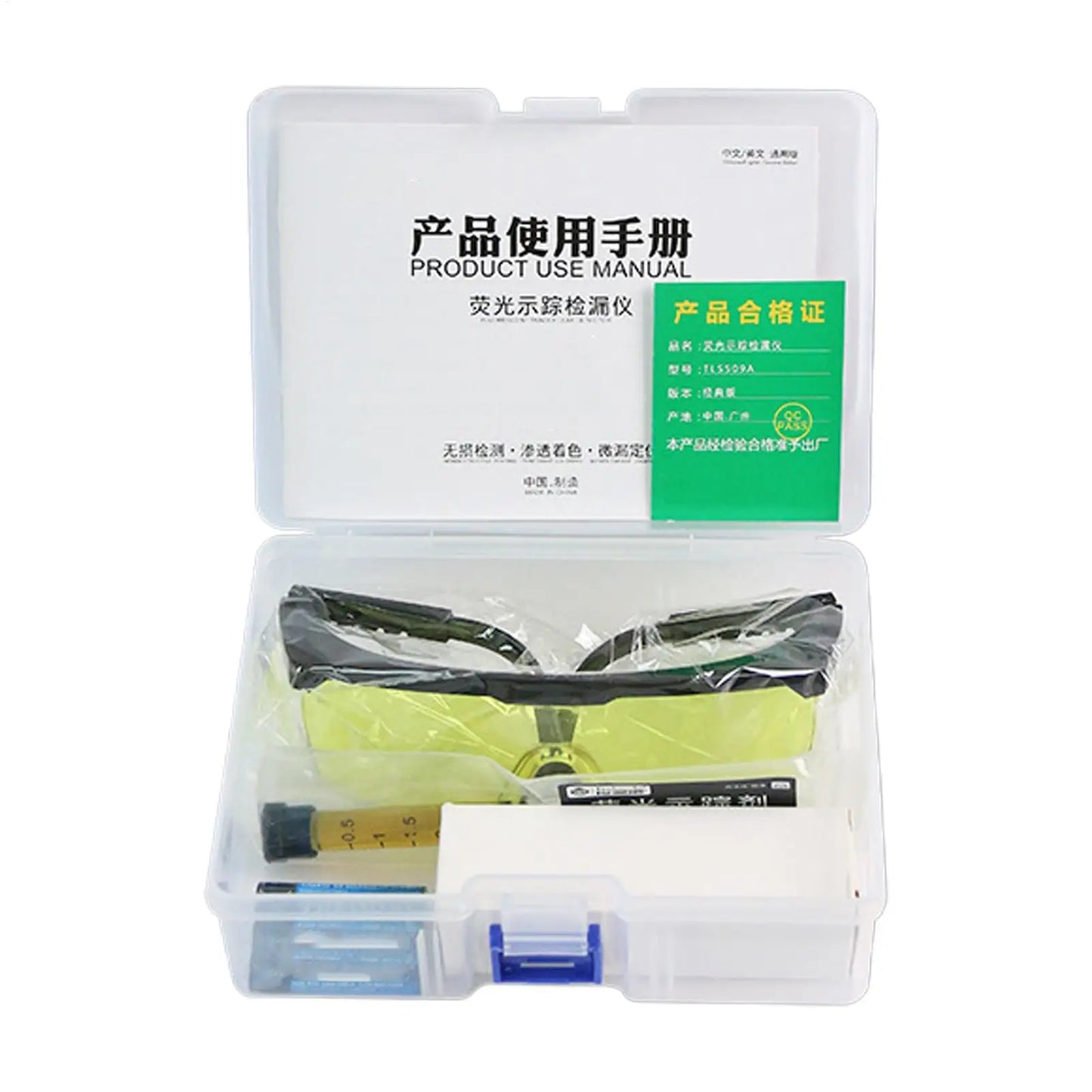 Auto Fluorescent Leak Detection Auto Air Conditioning R134a Refrigerant Gas Freons AC Leak Test Detector Repair Tool UV Dye Peaceful Pleasures Health and Wellness
