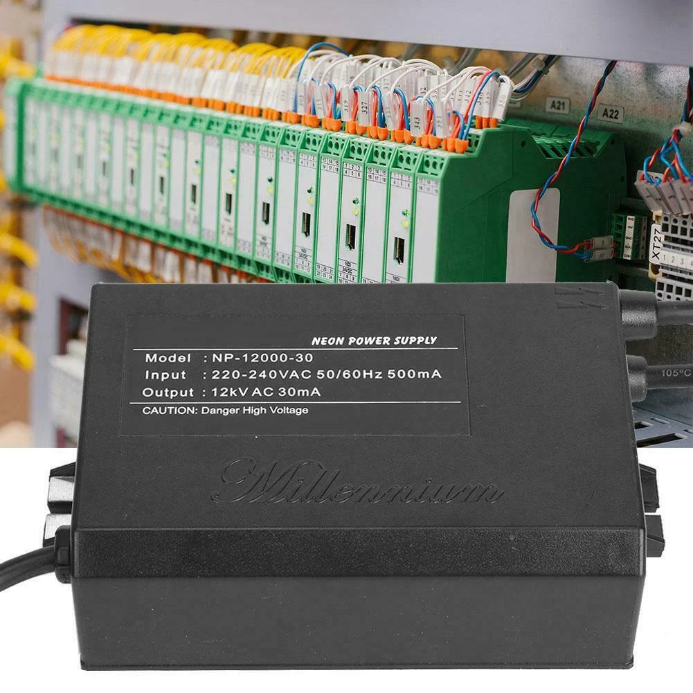 Y51A-1Pc Neon Light Sign Electronic Transformer Power Supply P-12000-30 12KV 30MA Peaceful Pleasures Health and Wellness