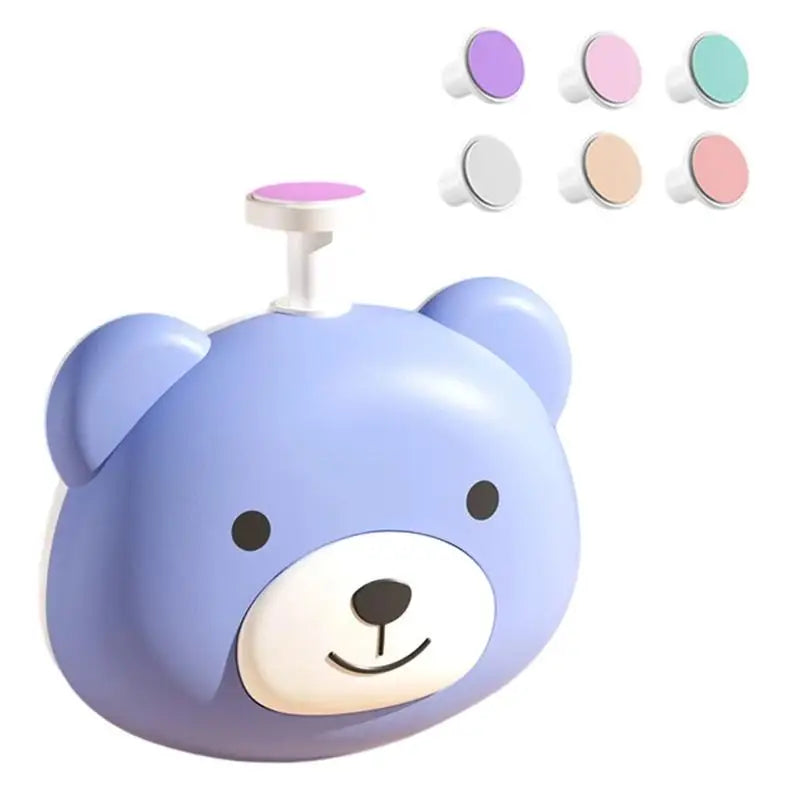 Electric Baby Nail Grinder – Safe, Quiet Filing + 6 Attachments