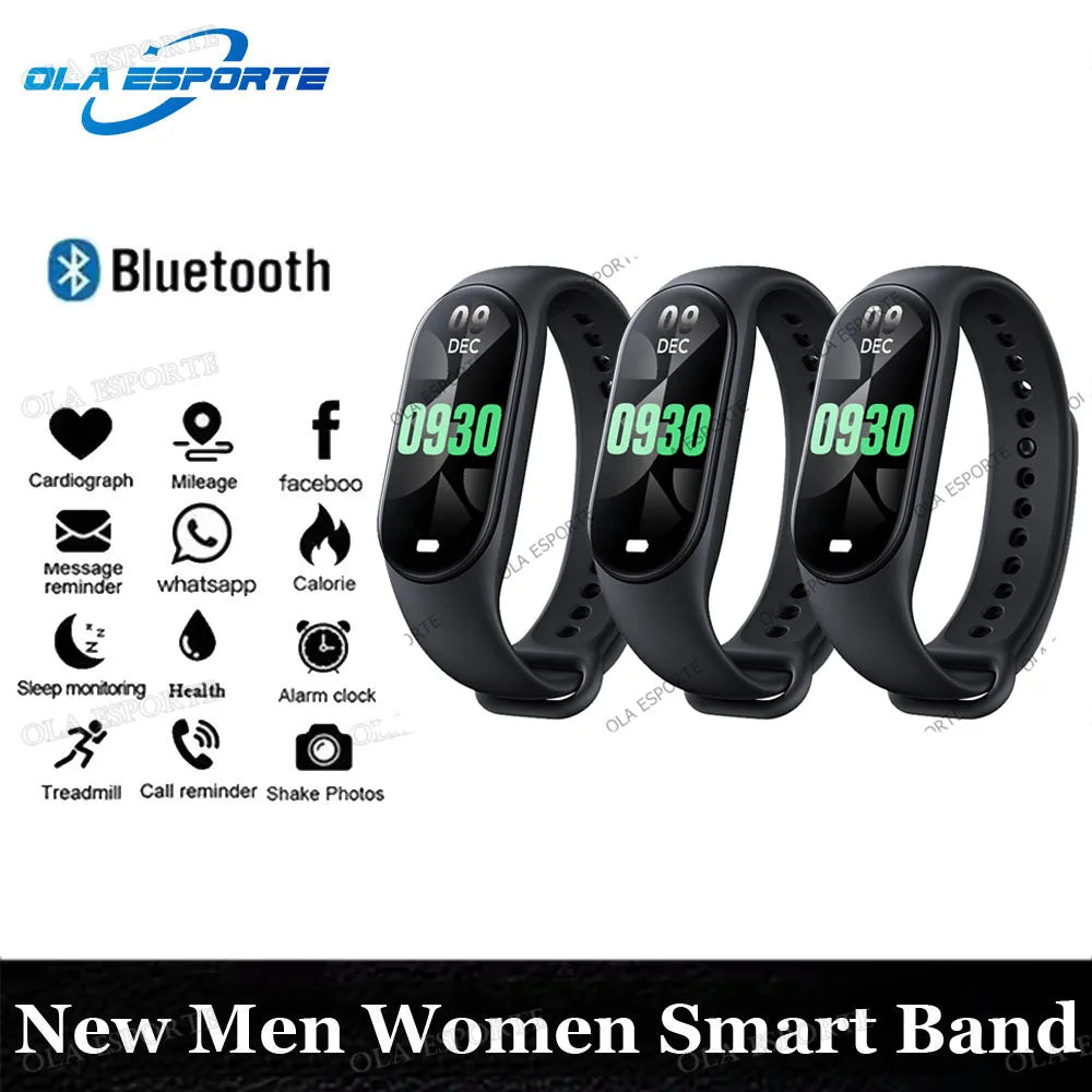 10-Pack Smart Fitness Band | Heart Rate, Sleep & GPS Tracker