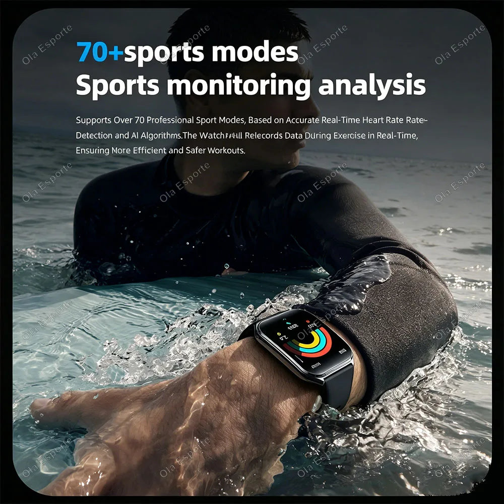 Ola Esporte 1.96" AMOLED Smartwatch | BT Calling & Fitness