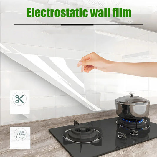 Transparent Kitchen Wall Film – Waterproof & Oil-Proof Sticker Kitchen Wall Film Oasis Select
