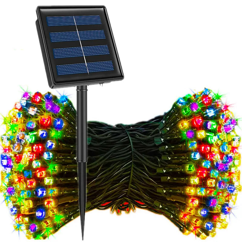 Solar Fairy String Lights Outdoor – 8 Mode IP66 Waterproof LED