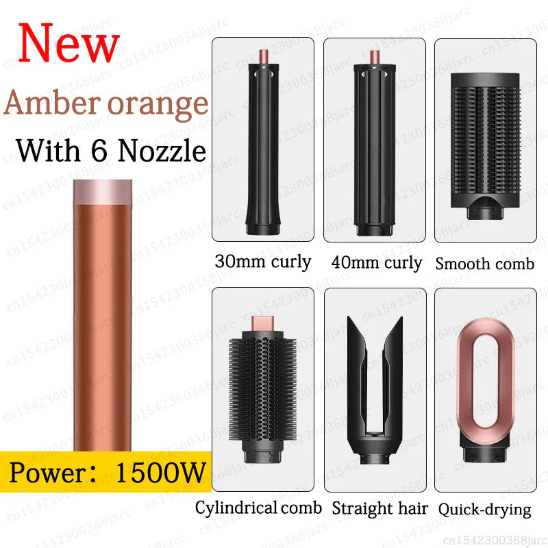 SenCiciMen X9 6-in-1 Hot Air Brush & Auto Curling Iron Styler