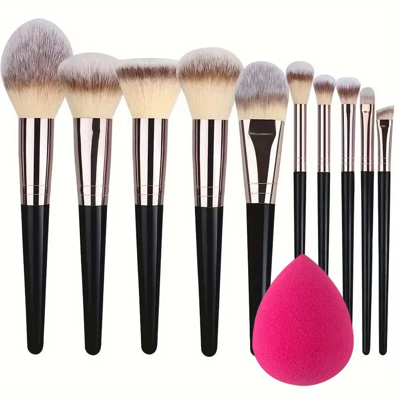 RUNTOIN Makeup Brush Set 3–20 Pcs | Soft Fluffy Beauty Brushes