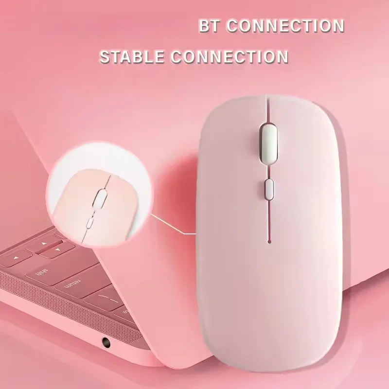 Wireless Mouse Bluetooth-compatible Mouse Ergonomic Mouse Suitable For Laptops Ipads Tablets Laptops Mobile Phone Mice Peaceful Pleasures Health and Wellness