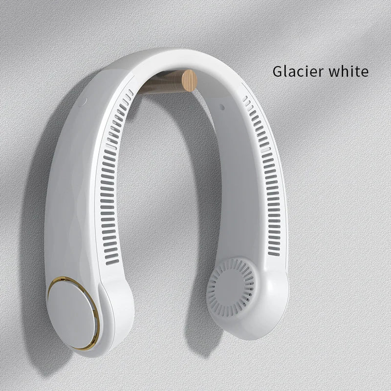 Usb Charging Silent Bladeless Hanging Neck Fan Peaceful Pleasures Health and Wellness