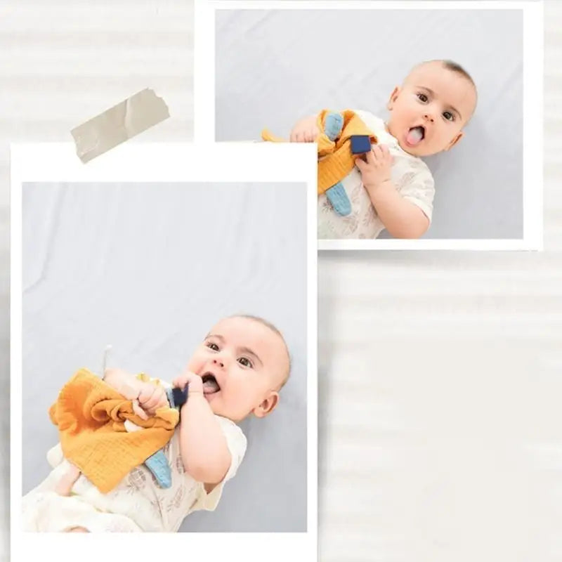 Baby Soothing Comfort Blanket | Soft Newborn Lovey 24x24cm