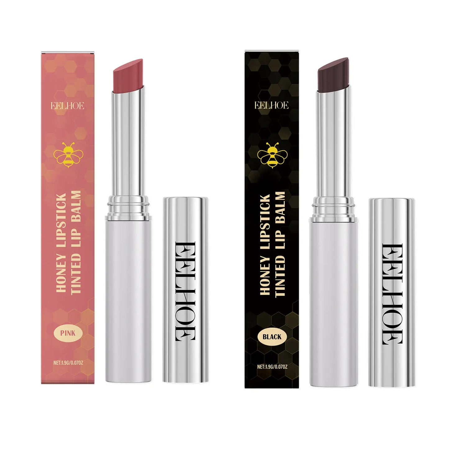 EELHOE Pink Honey Tinted Lip Balm with Vitamin E – 1.9g
