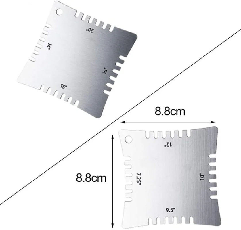 Wholesale Guitar Measuring Ruler T-shaped Arc String Distance Leveling