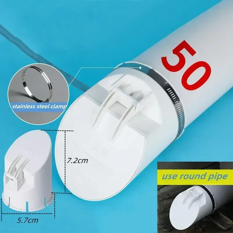 50–160mm Anti-Odor Drain Pipe Floor Drain Cap & Plug Cover