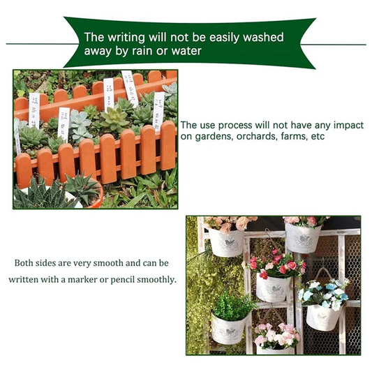 A36T-Plant Labels For Outdoor Plants, Plant Labels Plastic, Plant Tags, Plant Markers & Labels, Garden Labels Peaceful Pleasures Health and Wellness As Shown