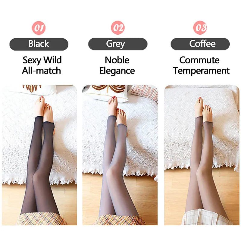 Women's Thermal Tights – Sheer Warm Pantyhose & Winter Leggings