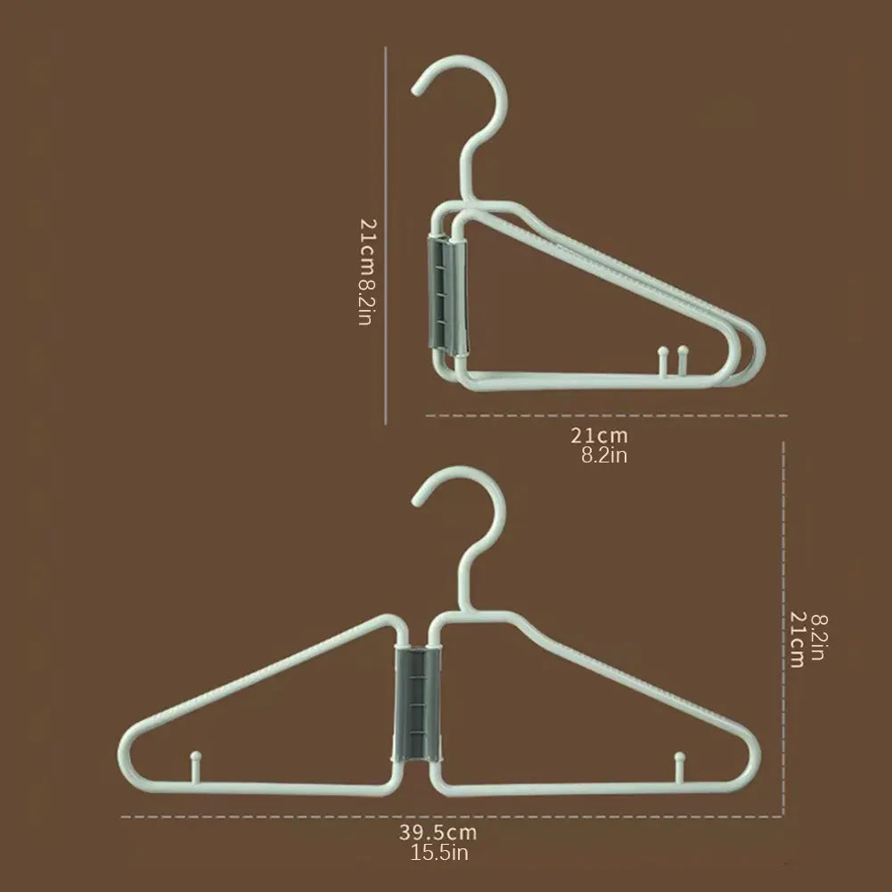 The Coat Hinger Foldable Coat Hanger 12 Pack Portable Travel Hangers Space Saving For Home Dorm Retractable Travel Drying Rack Peaceful Pleasures Health and Wellness