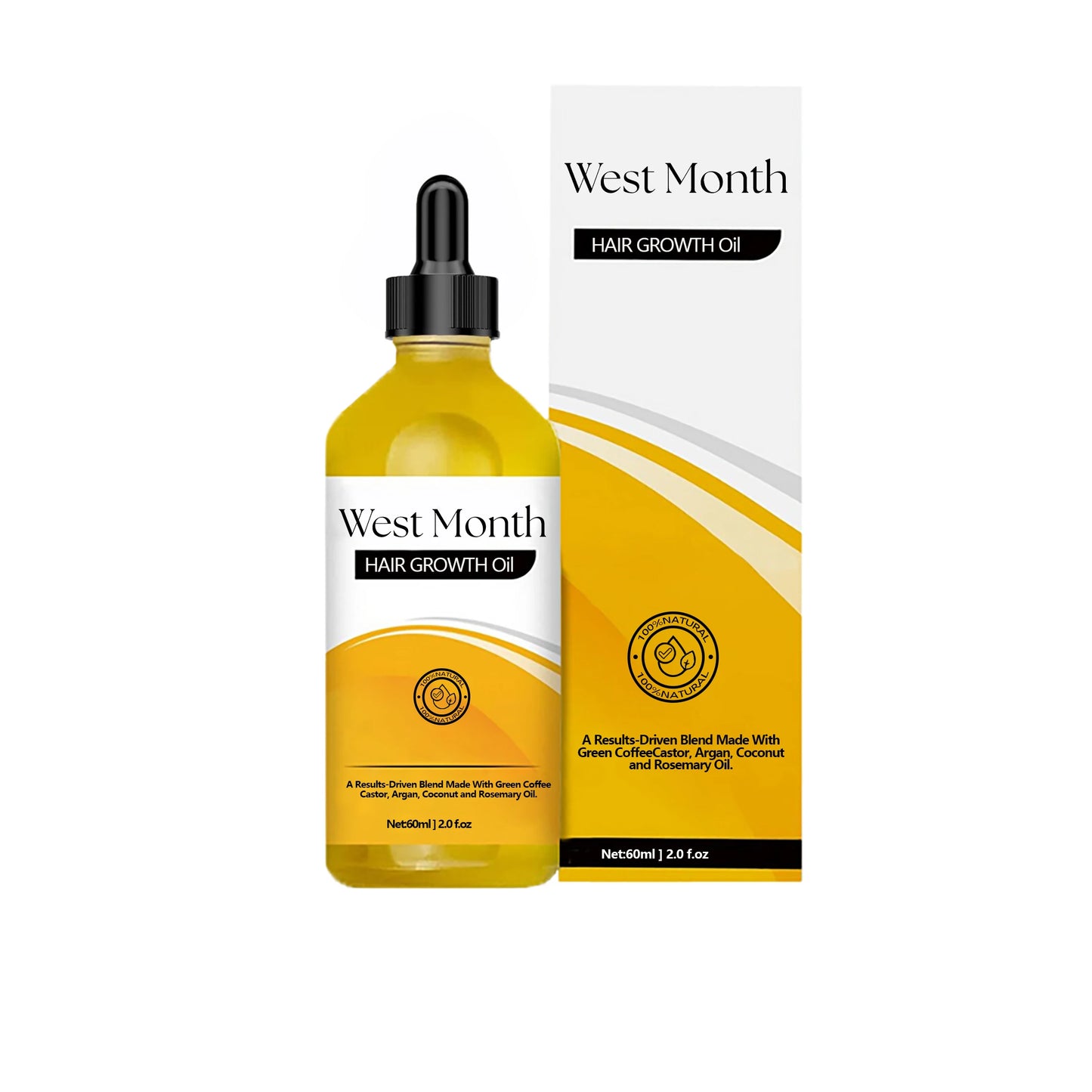West Month Scalp Serum Oil | Hair Growth & Thickening 60ml