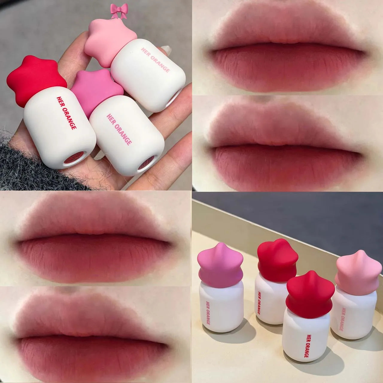HERORANGE Velvet Matte Liquid Lipstick – Waterproof Lip Tint